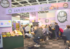Opvallende stand van Organto waar veel publiek op af kwam.