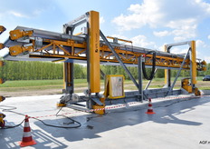 De overtrekbrug is in hoogte verstelbaar 