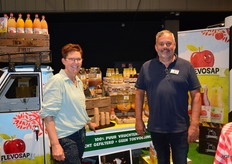 Margo Baving en Cees-Jan de Bruijn van Flevosap en 'sLandsBeste.