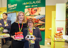 Rosaline Hazenbroek van Hazera Seeds en Véronique Lafanechere van HM CLAUSE