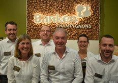 Noud van den Broek, Astrid Janssen, Julian Arnts, Rob Banken, Marjan de Boer en Bart van Rens van Banken Champignons