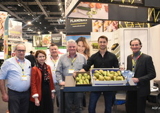Ook de dames en heren van Derwael van Bel'Export gaven traditiegetrouw weer acte de présence op de Fruit Logistica
