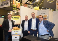 Remie Dewitte en Philiep Willems (REO Veiling) met Annelies De Meyer, Chris Raes en Ymke De Wandel van Allgro