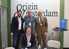 Cristian van Pruissen, Wim Maaskant, Bareld Kootstra en Dick Terwel van Origin & Amsterdam