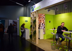 Ruimte voor overleg met Michiel de Munnik op de stand van ED Organics