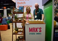 Sonja Jacobs en Fred van Max's Organic Sweets