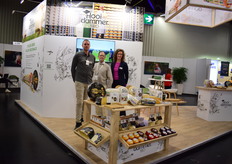 Kaasmakerij Henri Willig met de Hooidammer kazen vertegenwoordigd door Martin Willig, Ronald Cornelissen en Yvonne Witpaard