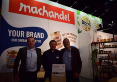 Collega's Frans Schadenberg, Benny Vanheusden en Lammert Dijkstra van Machandel