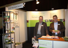 Pius Floris en Johan de Bakker vertellen dat Plant Health Care zich vooral richt op bio-agf.