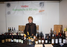 Elly Kunst met een breed aanbod aan bio- en BD-wijnen.