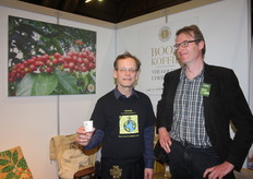 Barend Boot van Golden Coffee Box krijgt bezoek van Erik Sauër (El Sauco).