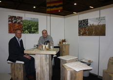 Edwin Trom en Thijs Groenendaal in de stand van BioCore.