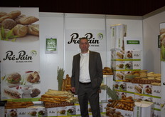 Eric Weerkamp stond voor Pré Pain op de BioVak.