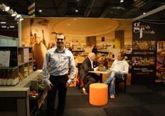 Roelof Hulst in de stand van Gooody Fooods (Natudis).