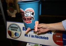 De plastic uier van Bayern Genetik.