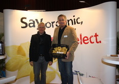Jaap Hartkamp en Peter Dijk van Agrico-Bioselect.