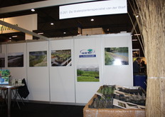 Marcel van der Werf even niet aanwezig in de stand van De Waterplantenspecialist.