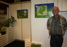 Simon van Zanten in de stand van de Grow Group.
