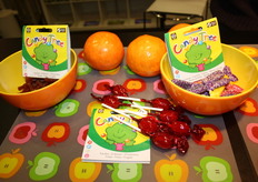 Bezoekers mochten diverse snoepjes proeven.