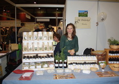 In de stand van de Polderkol, van Marlies Engels, waren allemaal verschillende kruidenproducten te vinden.
