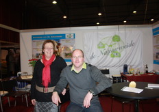 Karin en Harrie Jansen bij de Natuurweide.