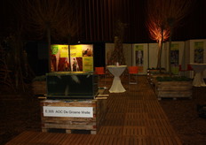 De stand van AOC De Groene Welle, waar informatie te verkrijgen was over de opleidingen.