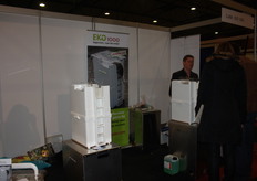 De stand van EKO 1000. Hier wordt verteld hoe je ratten en muizen op een ecologische manier kunt vangen.