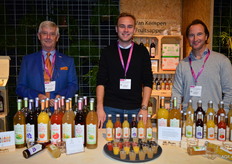 Jan van Kempen, Casper Colenbrander en Richard Witters van Kempen Fruitsappen. 