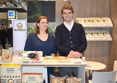 Charlotte Warnez en Geoffrey Delbare van Warnez. Het bedrijf is de laatste tijd veel bezig met het ontwikkelen van convenienceproducten.