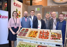 Het team van Calsa met het nieuwe logo.