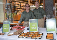 Bij De Groene Weg: Stephanie Pellegman en Loïs van der Toorn.