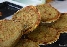 Nieuw is deze lamb's meat pie.