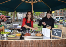 Sascha de Lint verzorgde de lunch namens GreenAge. 