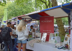 Ook Gimsel Academy informeerde de bezoekers maar wat graag over het aanbod. 