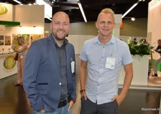 Op bezoek: Joeri Valckenier von Geusau (Ruby Trading) en Jan Meijaard (De Monchy Natural Products).