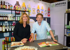 Nathalie Dolman en Toine van Wirdum van JetDrinks.