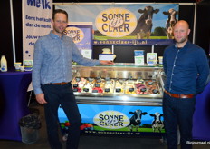 Gerard Mulder en Stefan Mulder van Sonneclaer ijs.