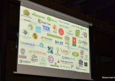 De vrienden van de BioBorrel, met vier nieuwkomers: Triodos Bank, Planet PR & Communication, Fumico en Nature Bio Foods.