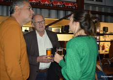 Ruud Zanders (Kipster) met Arie van den Berg (Hoeve Ackerdijk).