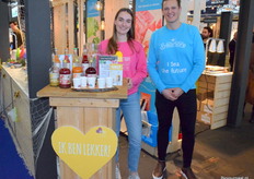 Doortje Bot en Menno Snijders van de Smaakspecialist met nieuwe soda varianten