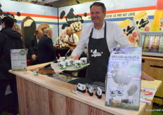 Gijs Hoefsloot van Boerderijs met een frisse nieuwe uitstraling, blij om na 3 jaar er weer te zijn. 