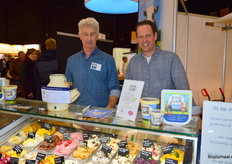 Barend Mul en Gérard Mul van Sonneclaer ijs.