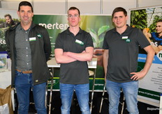 Gerard Corsten, Willem Peeters en Stefan van Hugten, het team van vollegrondsgroenten en glastuinbouw binnen Mertens.