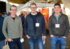 Cor van der Sluijs, Cornelis Knops en Donke van Vugt van CropConsult.