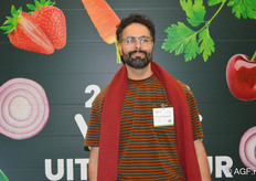 Mons Messaoud van Hortica. Zij zijn sterk in de teelt, export, import en distributie van biologische groenten en fruit.