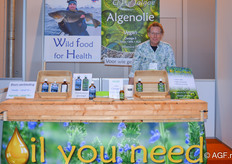 Jetze Wijnia van Oil You Need. Hij is nog op zoek naar distributeurs voor de vis- en algenolie. 