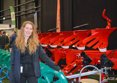 Lizzy Koeckhoven van Koeckhoven.net voor de ecoploeg, deze is inzetbaar voor ondiepe grondbewerking en on-land.