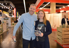 In hal 1 kwamen we Klaas Hoving en Lotte Kerling van Horizon tegen.