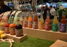 Zij presenteerden onder meer nieuwe sparkling Ging'r en sparkling soda (beide in 4 verschillende varianten).