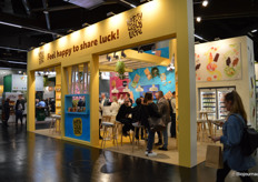 Udea presenteerde in de stand 3 eigen merken: Ice Cream Factory, MJAM en Happy Chocolate.